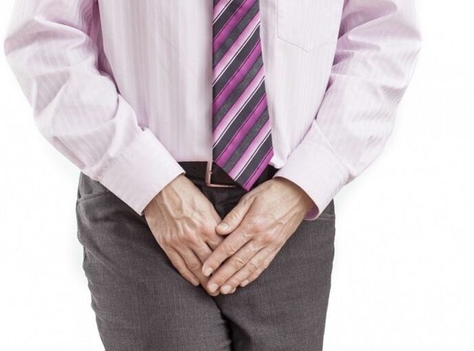 bolečine v dimljah s prostatitisom